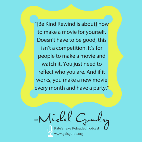 “How to make a movie for yourself. Doesn_t have to be good, this isn_t a competition, it_s for make a movie and watch it. You just need to reflect who you are. And if it works yo